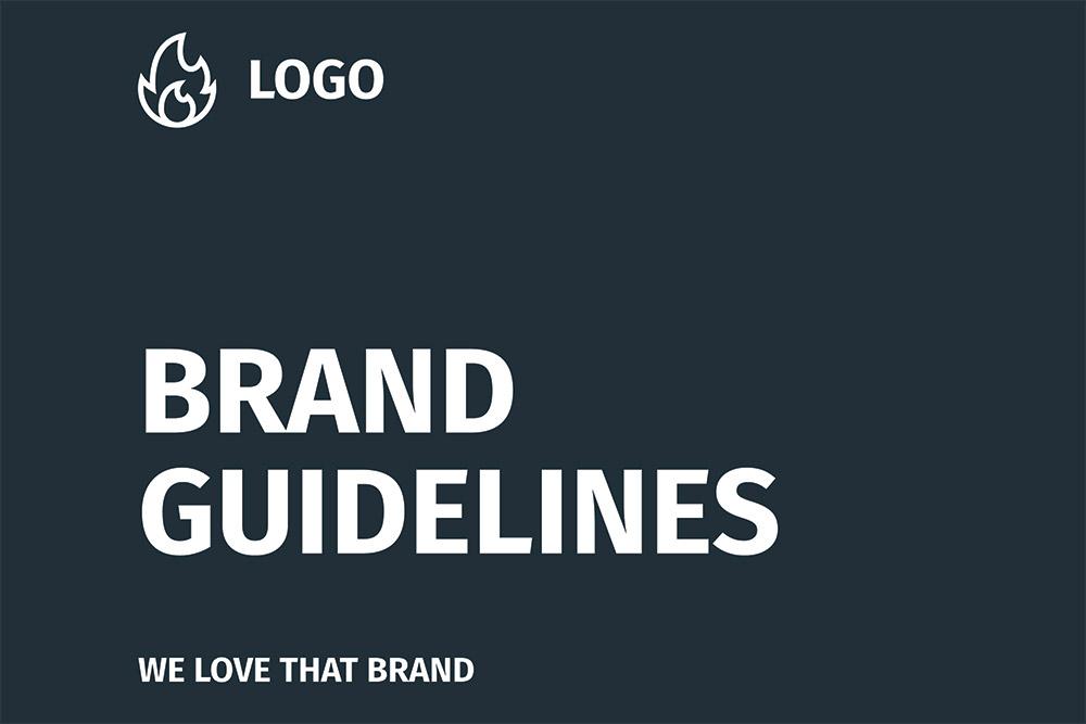 Brand guidelines title